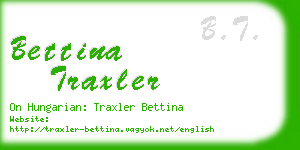 bettina traxler business card